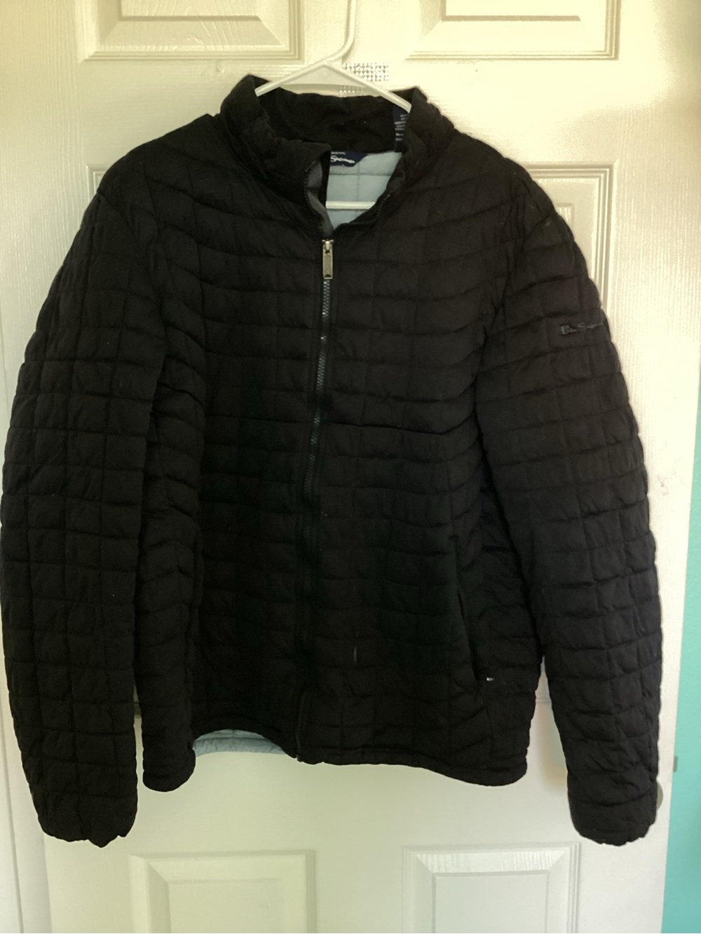 Ben Sherman Black Quilted Puffer Jacket